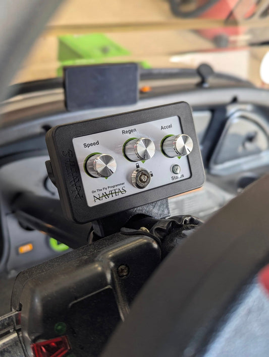 Navitas On The Fly Controller Mount | Golf Cart Steering Column Bracket | Skurrrrts Customs Hardware Kit