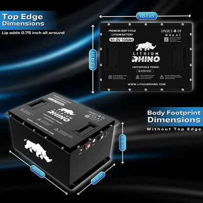 48V 105ah Lithium Rhino Conversion Kit - SHIPS FREE!