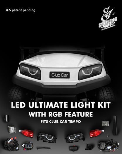 LED ULTIMATE LIGHT KIT WITH RGB FEATURE FITS CLUB CAR TEMPO (12V)