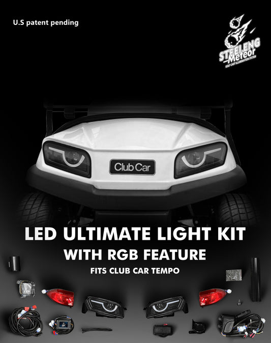 LED ULTIMATE LIGHT KIT WITH RGB FEATURE FITS CLUB CAR TEMPO (12V)